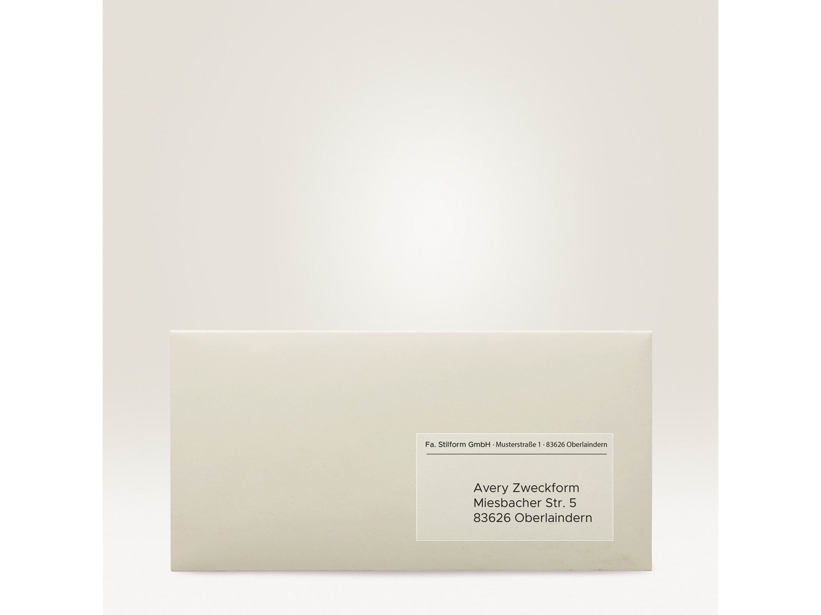 Avery Clear addressing labels