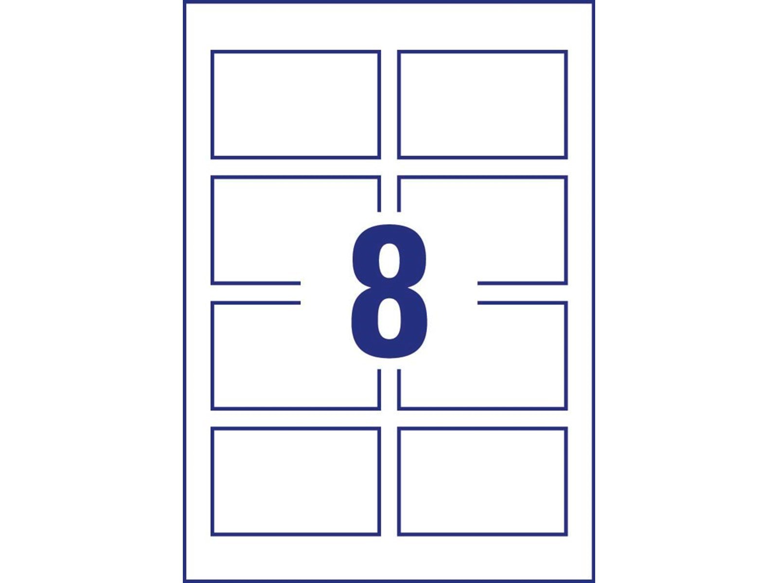 Avery Business cards white matt double-sided print 260g Quick & Clean™