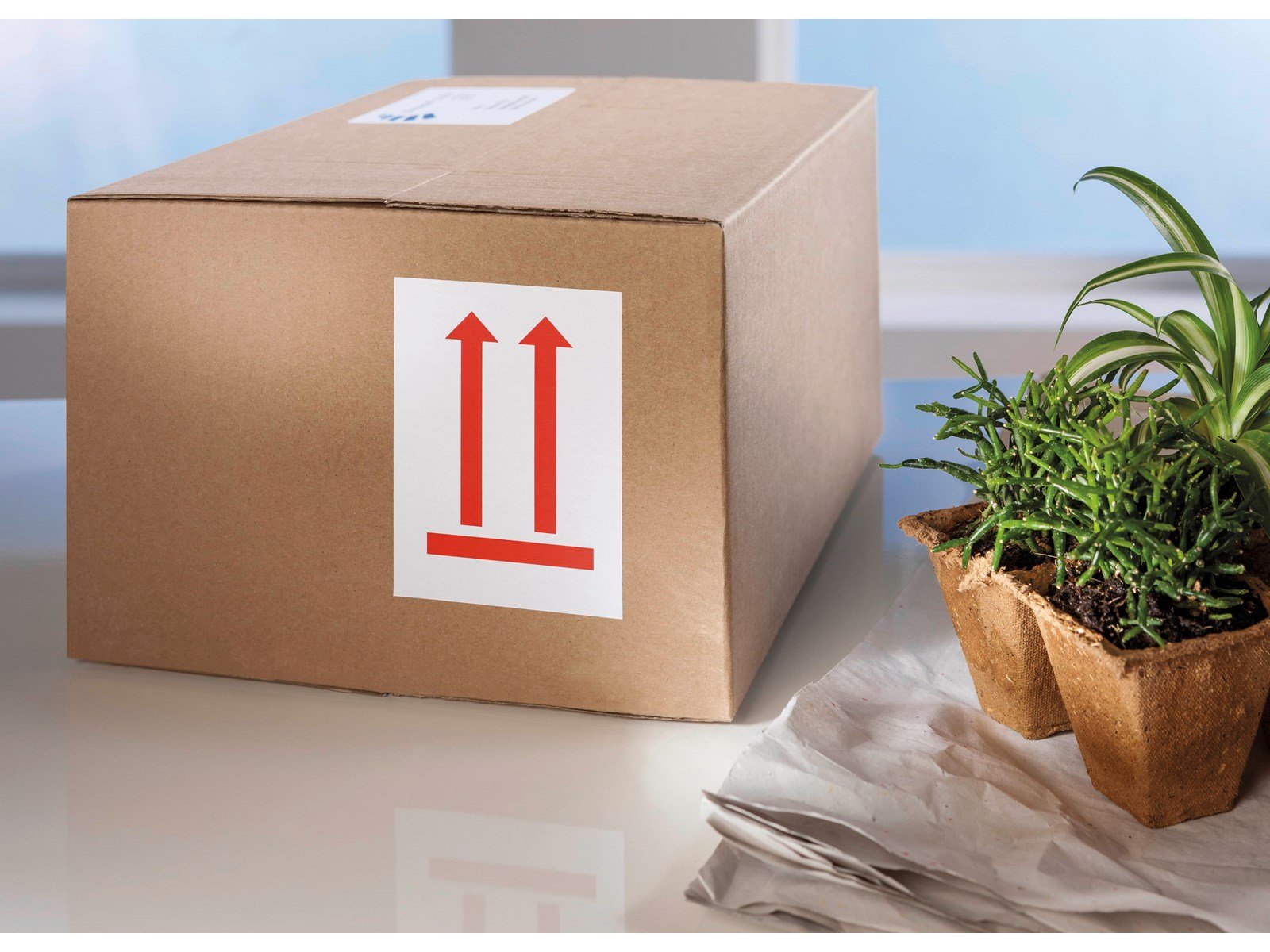 Avery Labels in dispenser pre-printed with 