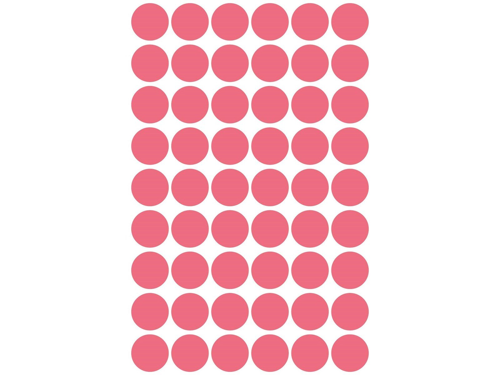 Avery Colour coding dots permanent neon red