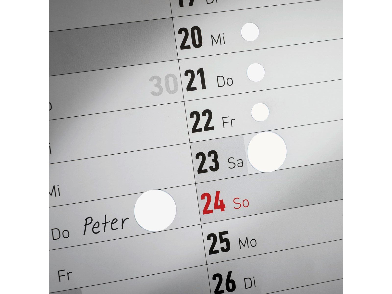 Avery Colour coding dots permanent white