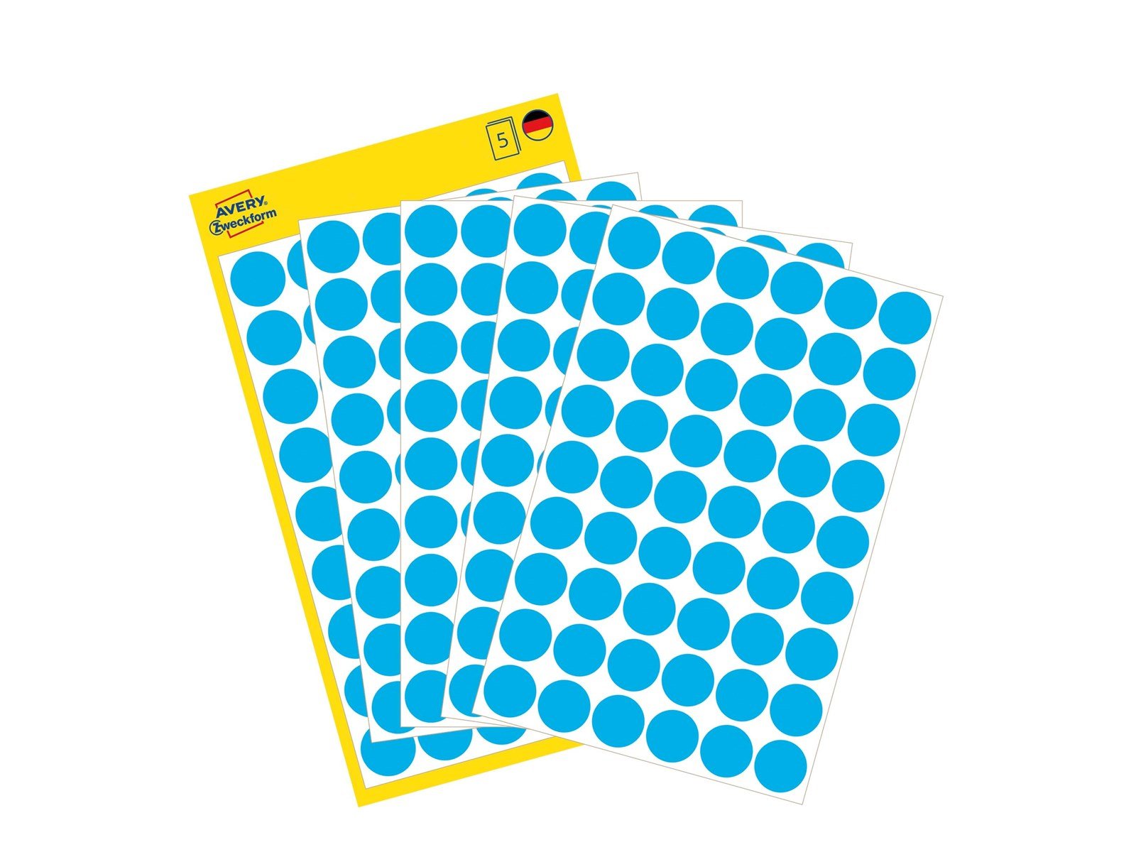 Avery Colour coding dots permanent blue