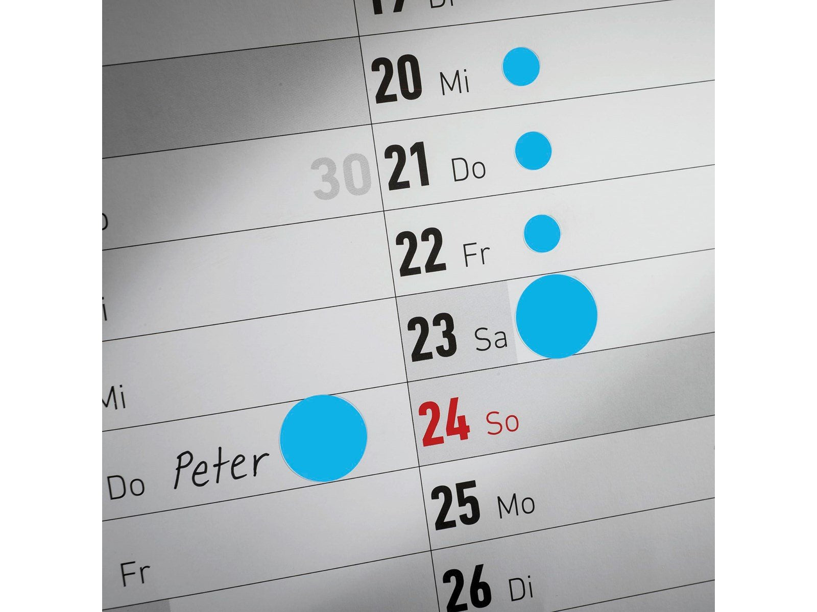 Avery Colour coding dots permanent blue