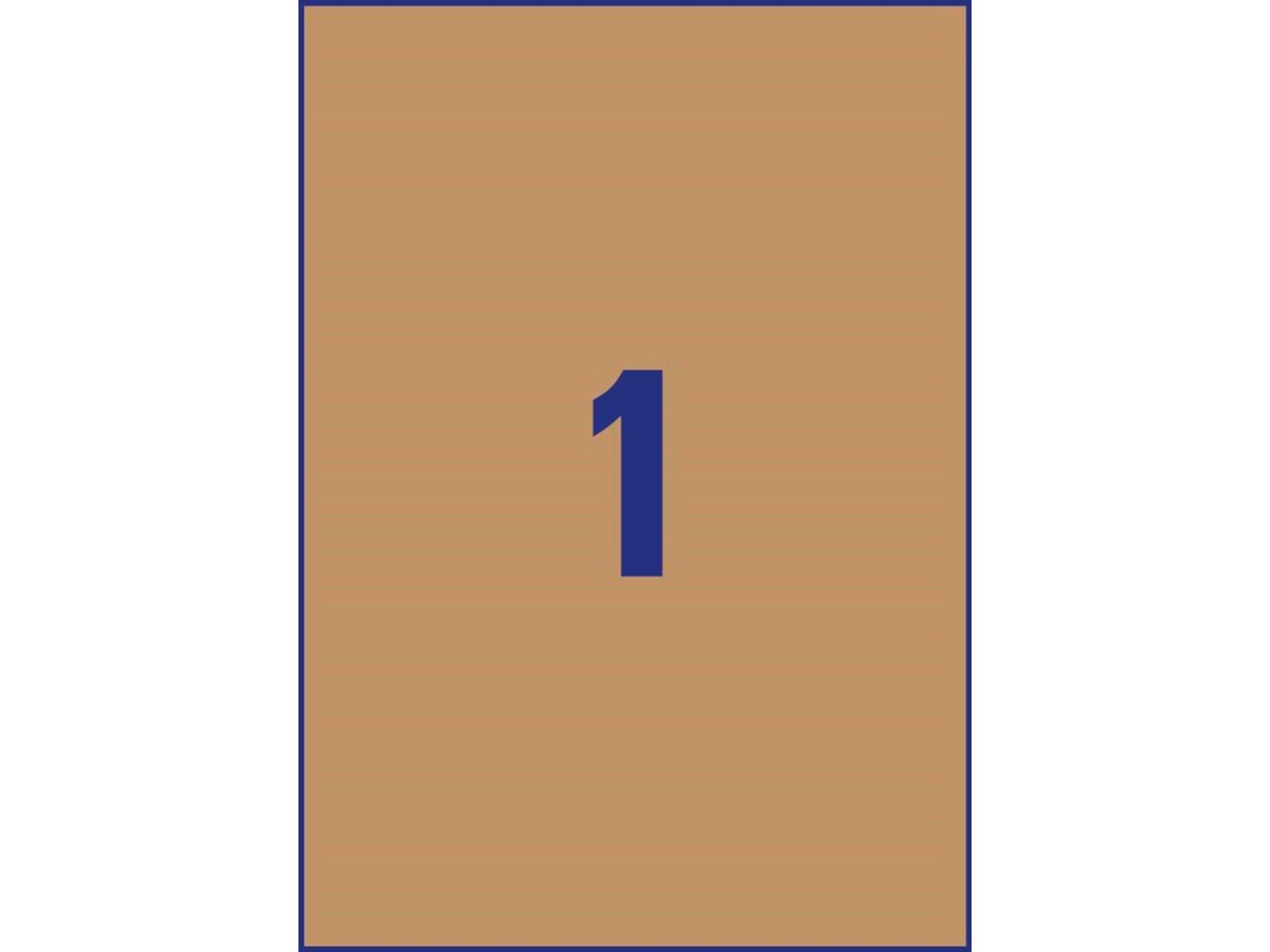 Avery Brown kraft rectangular Product Labels (recycle)