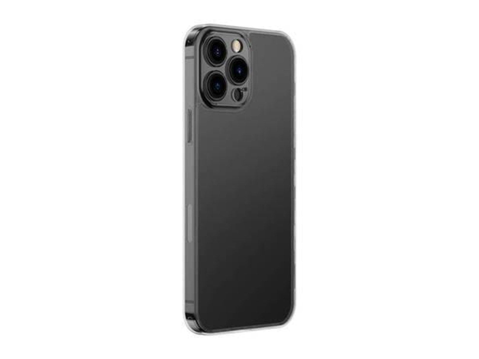 Baseus Frosted Glass Case for iPhone 13 PRO (black) + tempered glass