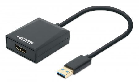 MANHATTAN USB-A USB 3.1 Gen 1 auf HDMI-Adapter 1080p@60Hz