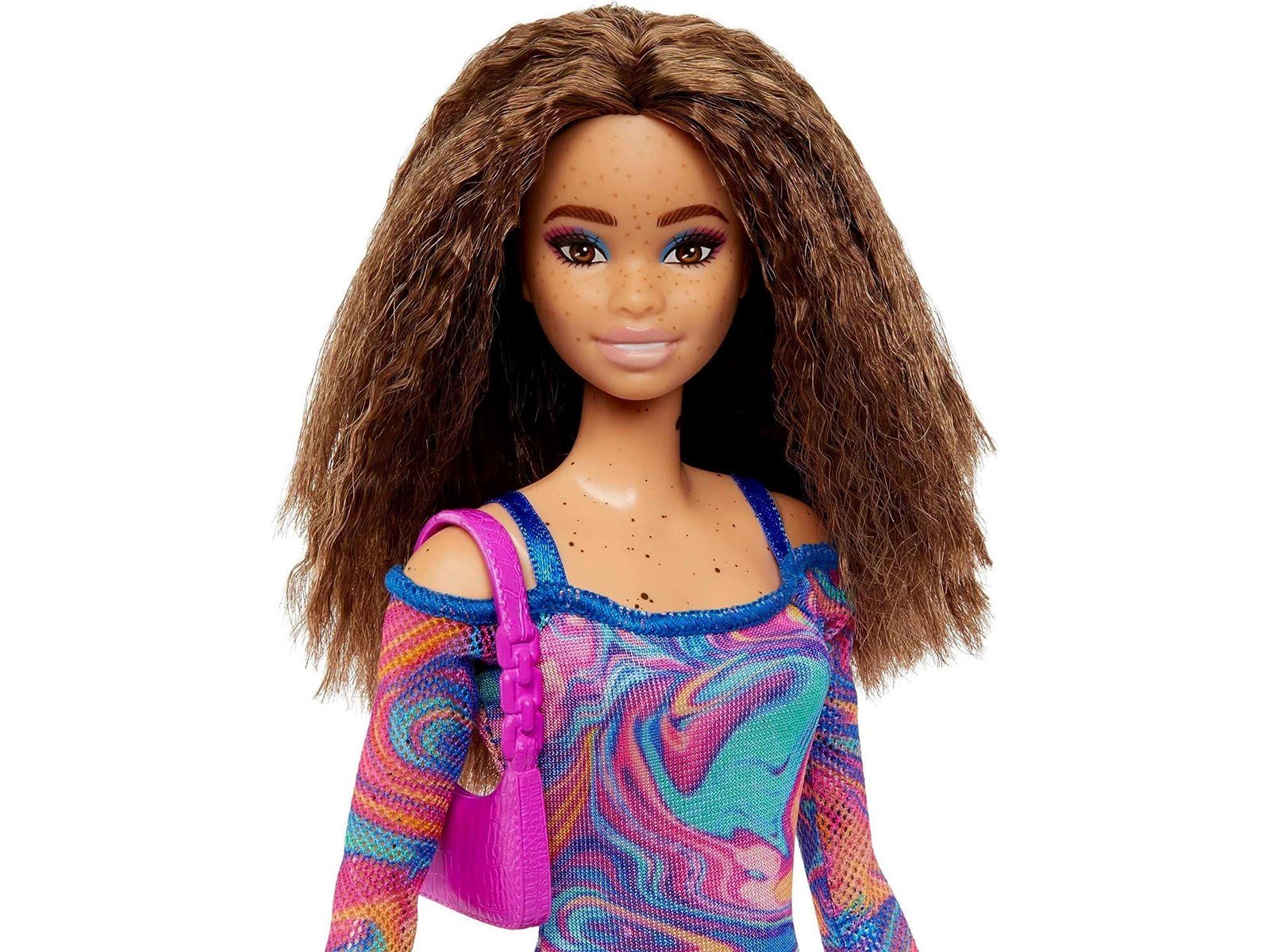 Barbie Fashionista Doll Rainbow Marble Swirl