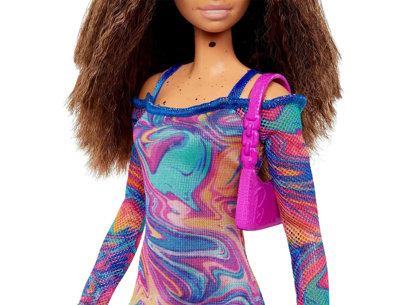 Barbie Fashionista Doll Rainbow Marble Swirl