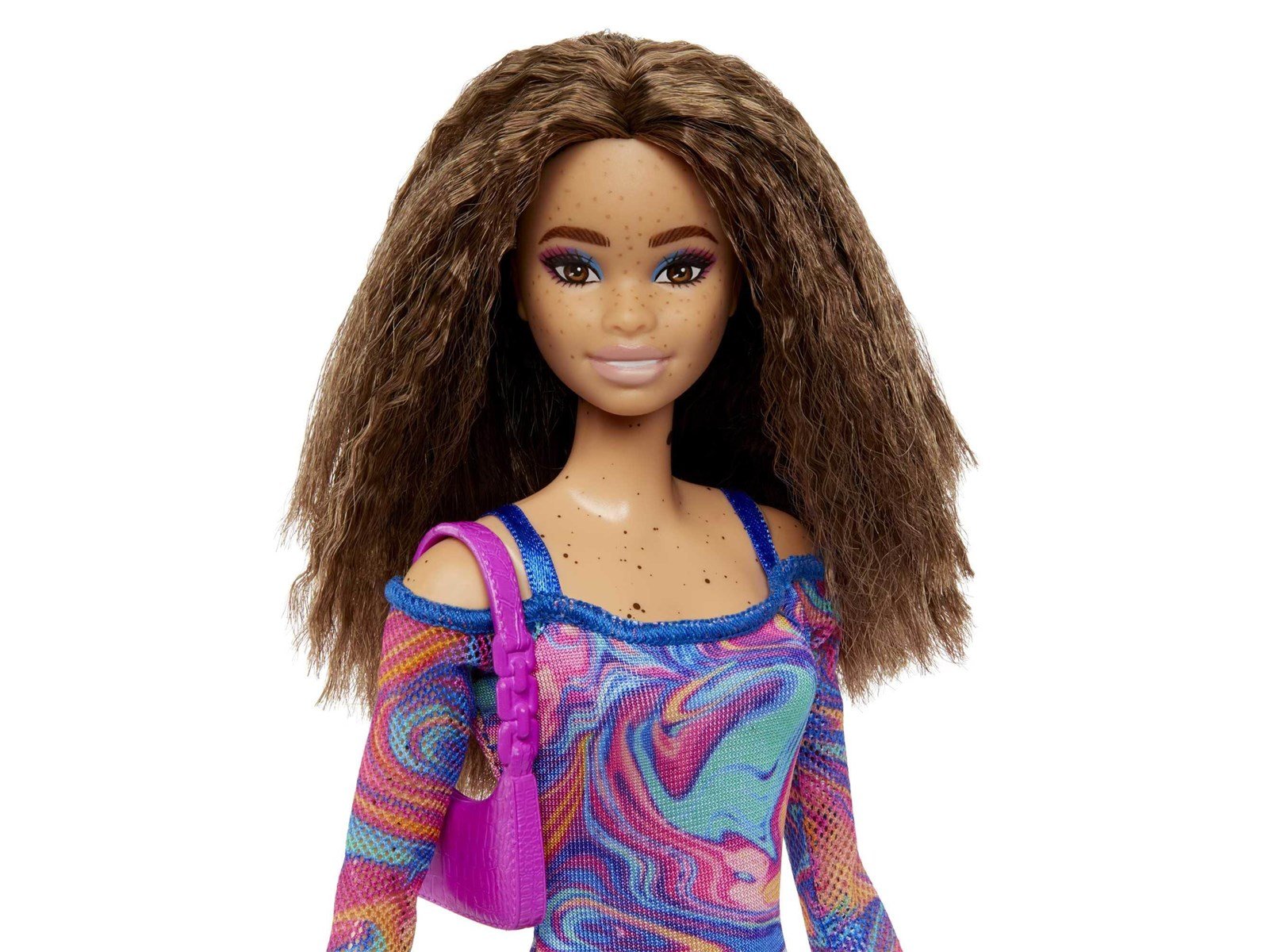 Barbie Fashionista Doll Rainbow Marble Swirl