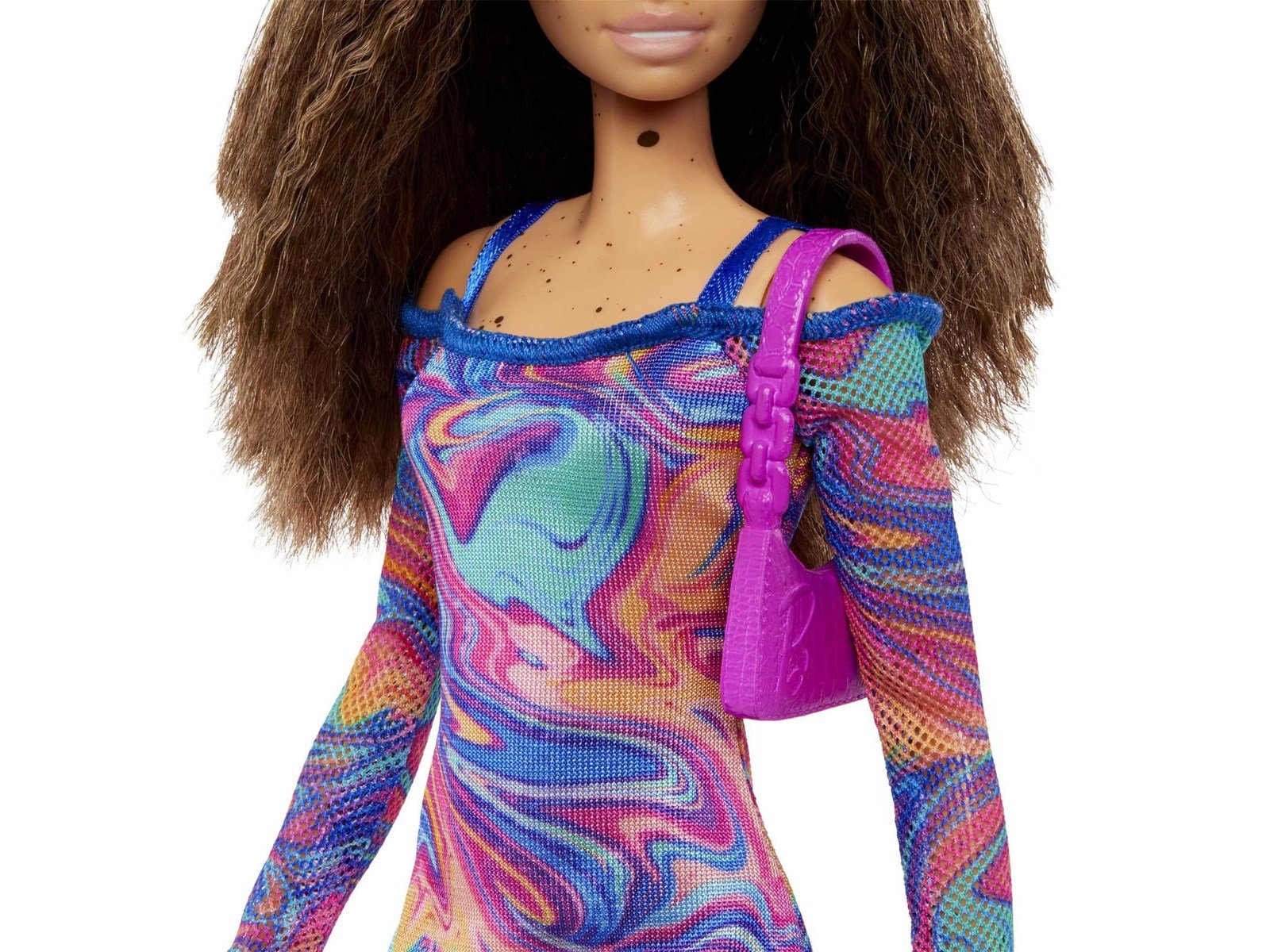 Barbie Fashionista Doll Rainbow Marble Swirl