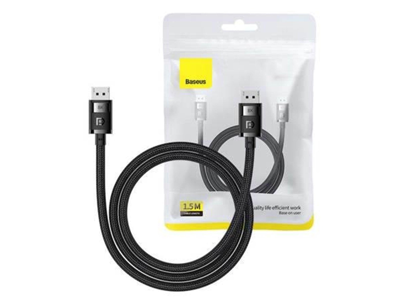 Baseus DP 8K to DP 8K cable  High Definition 1.5 m