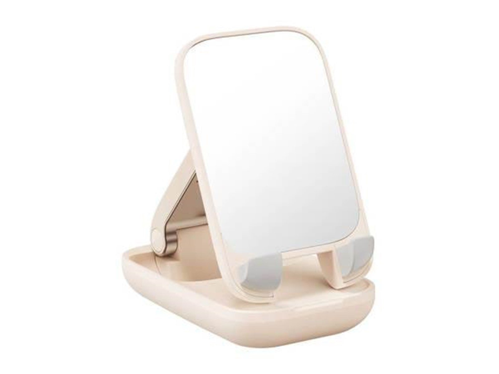 Baseus Folding Phone Stand  with mirror (baby pink)