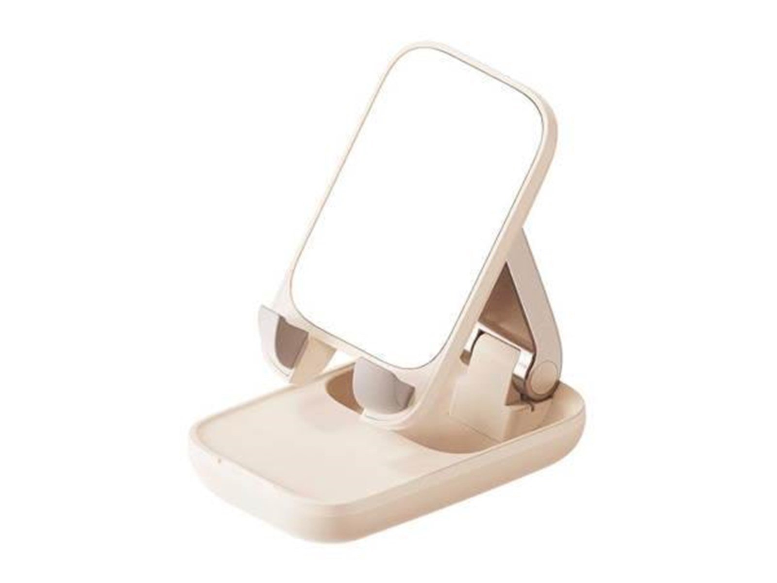 Baseus Folding Phone Stand  with mirror (baby pink)