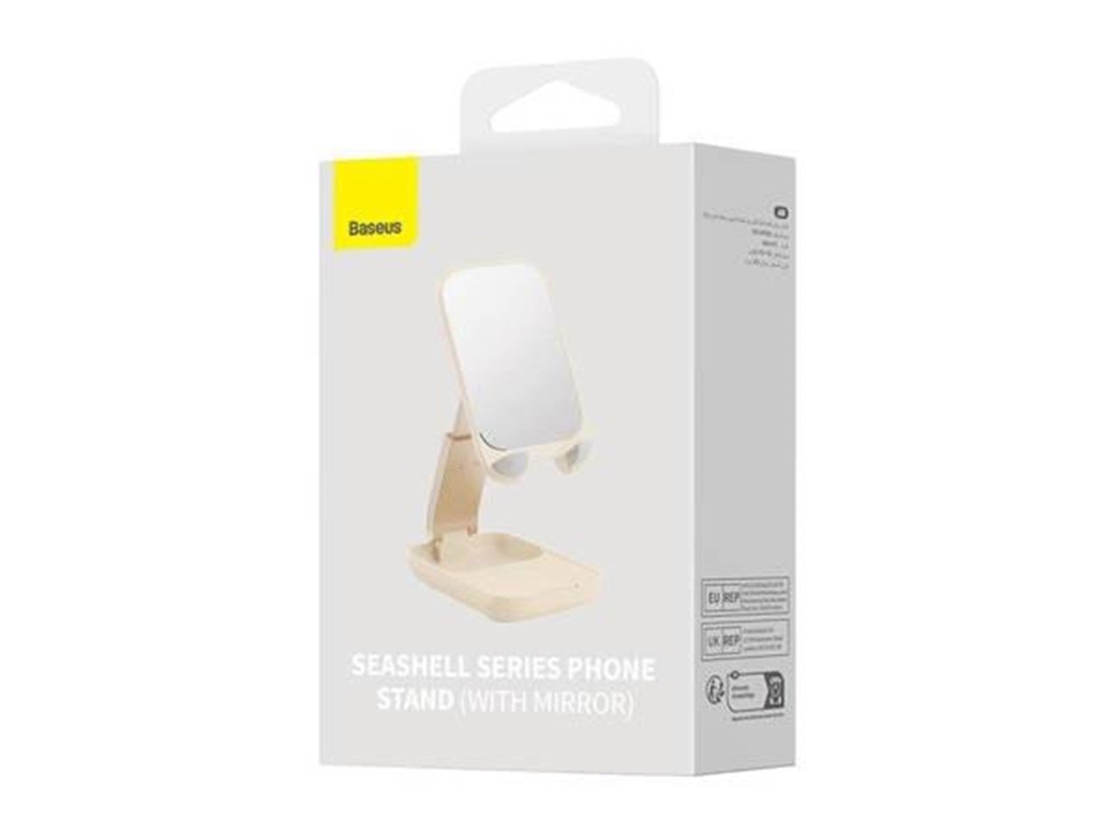 Baseus Folding Phone Stand  with mirror (baby pink)