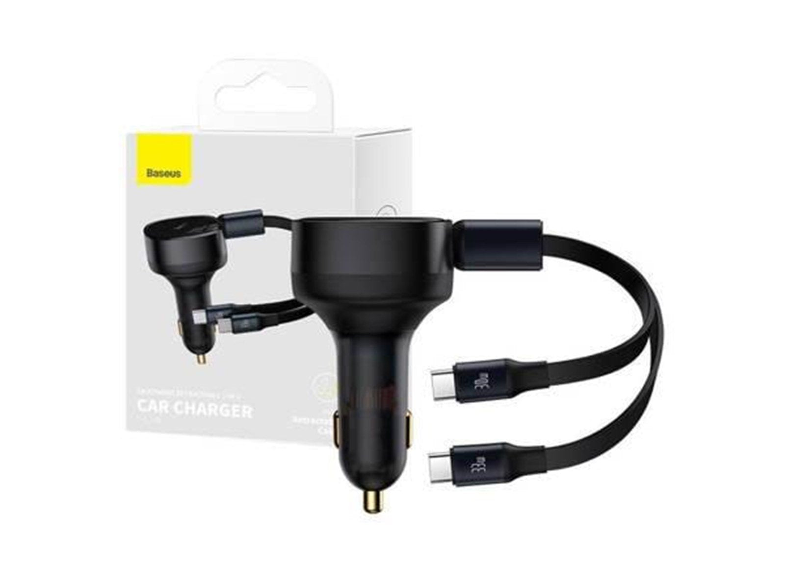 Baseus Car Charger  Enjoyment with cable USB-C 33W (Black)