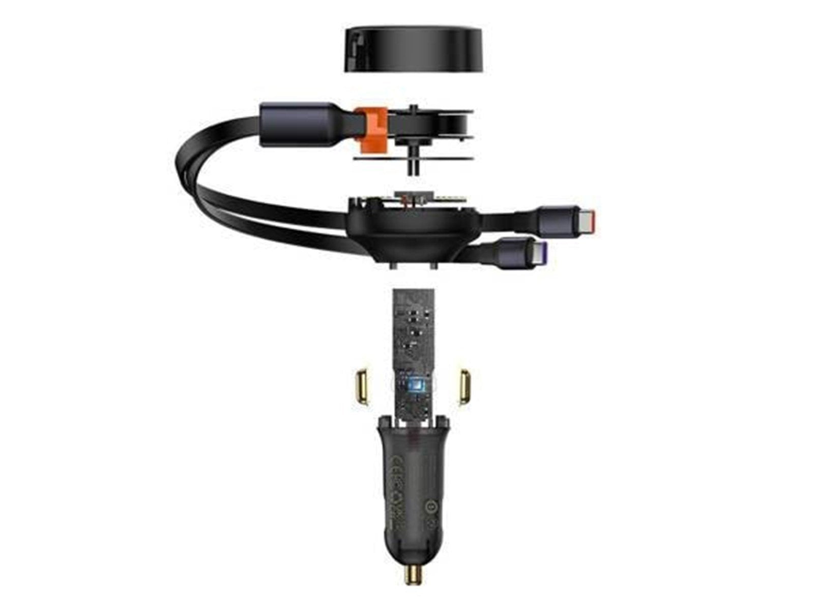 Baseus Car Charger  Enjoyment with cable USB-C 33W (Black)