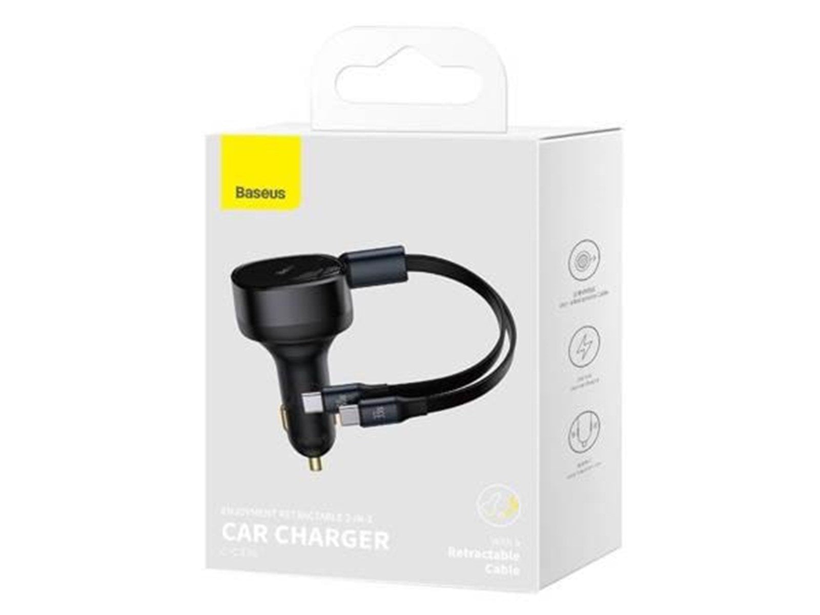 Baseus Car Charger  Enjoyment with cable USB-C 33W (Black)