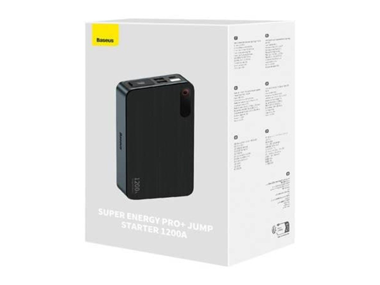 Baseus Car Jump Starter  Black Super Energy Pro+ 1200A