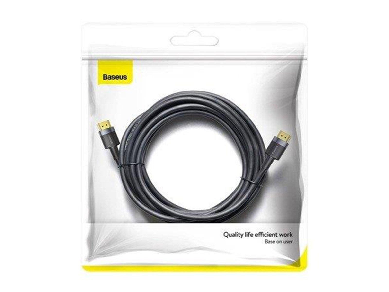 Baseus Cafule 4KHDMI Male To 4KHDMI Male Adapter Cable 5m Black