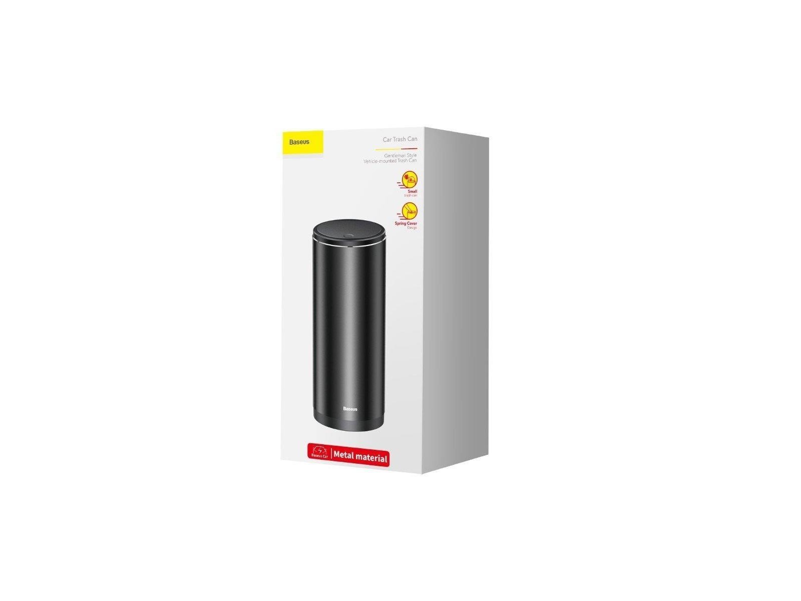 Baseus Gentleman Style Vehicle-mounted Trash Can Black