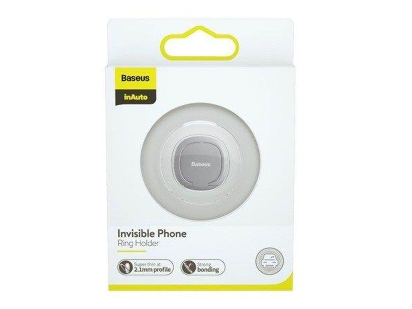 Baseus Invisible Ring holder for smartphones (silver)