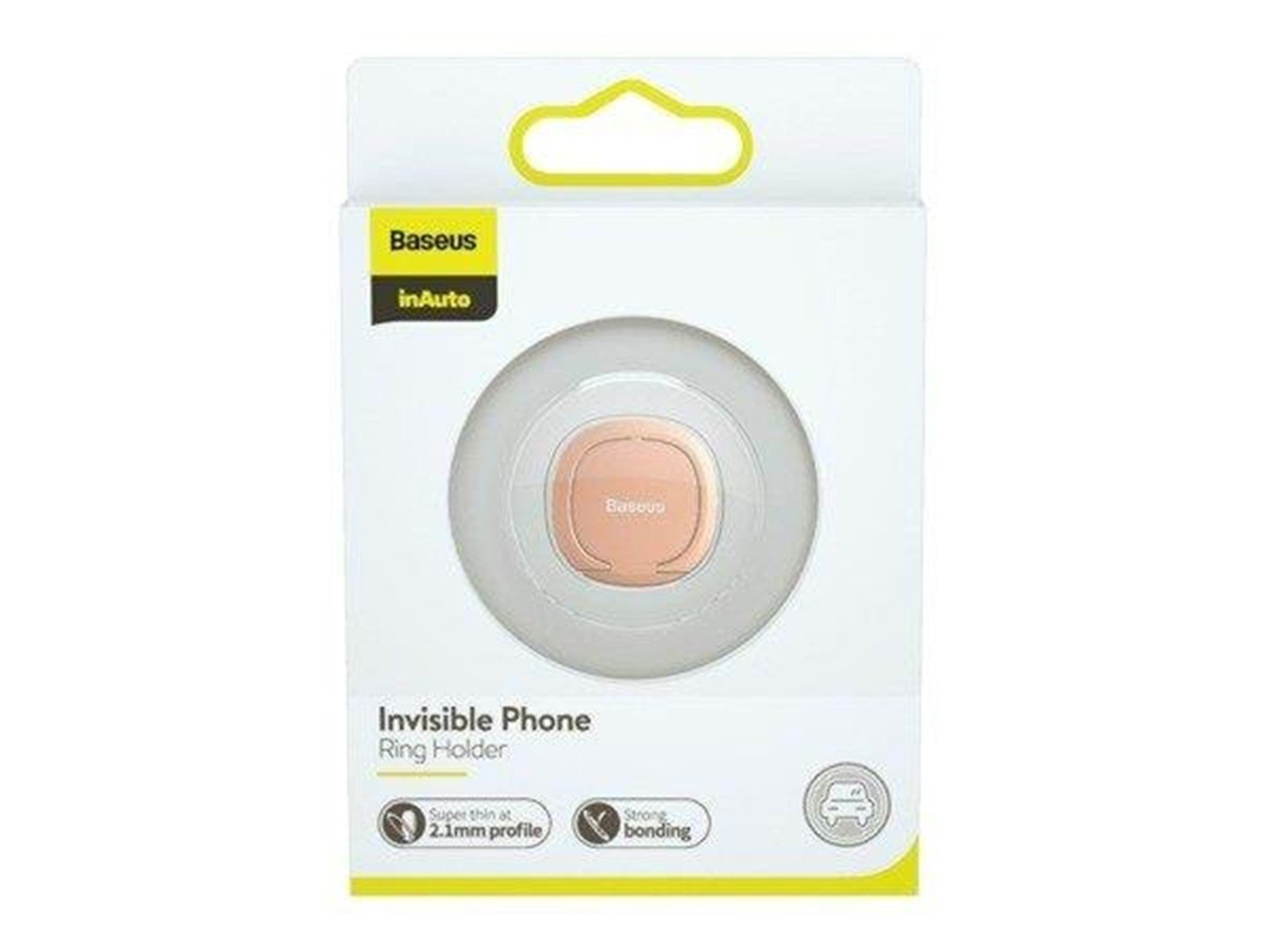 Baseus Invisible Ring holder for smartphones (rose gold)