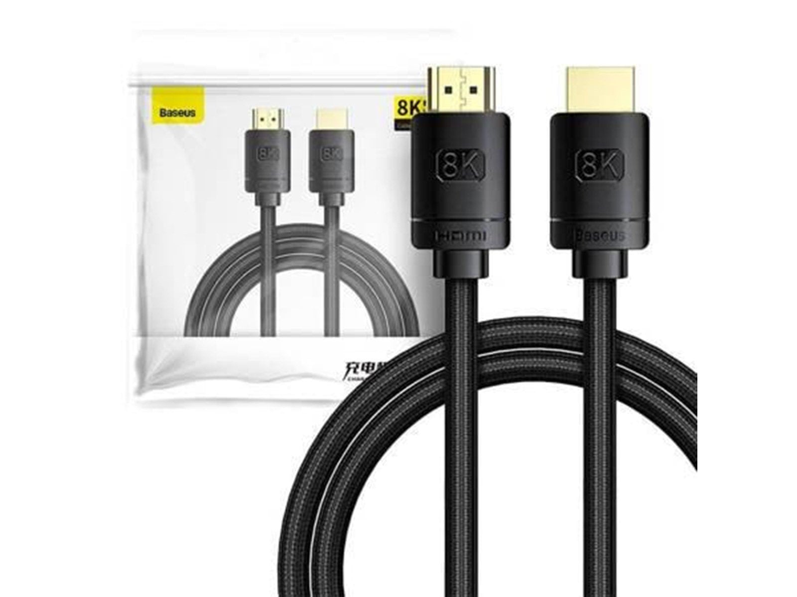 Baseus High Definition Series HDMI 2.1 cable 8K 60Hz 3D HDR 48Gbps 2m (black)