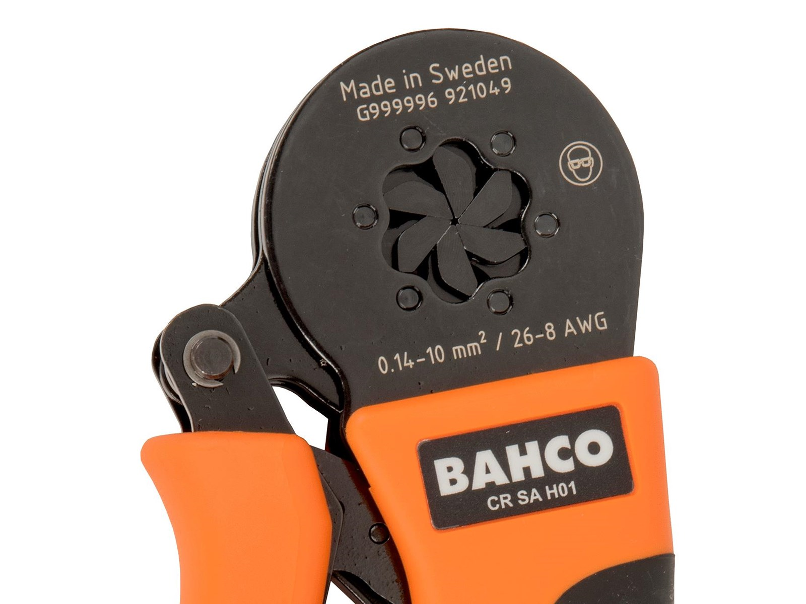 BAHCO Crimping pliers with self-adjusting jaws.