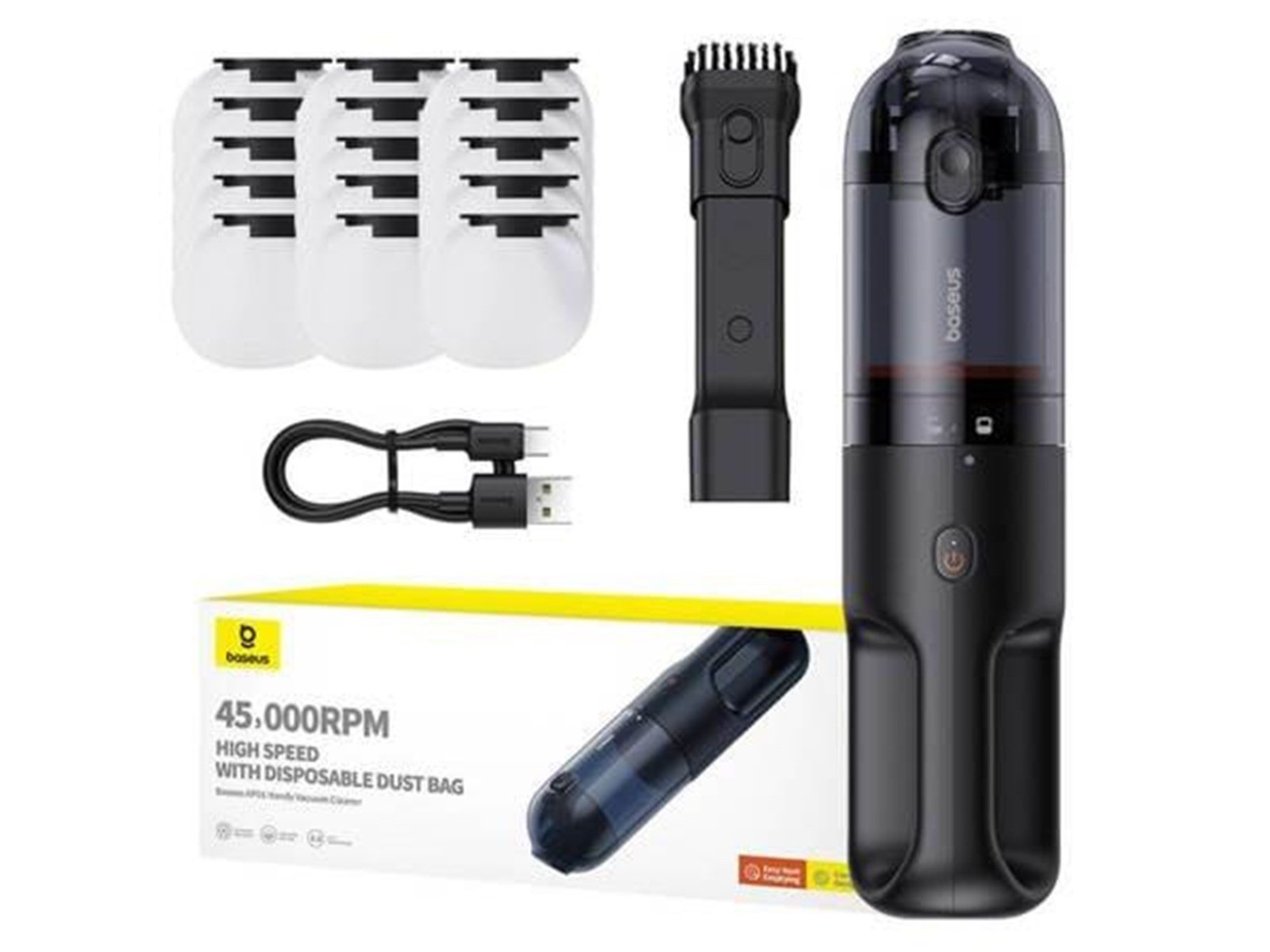 Baseus Handstaubsauger Cordless Vacuum Cleaner AP01 5000Pa (black)