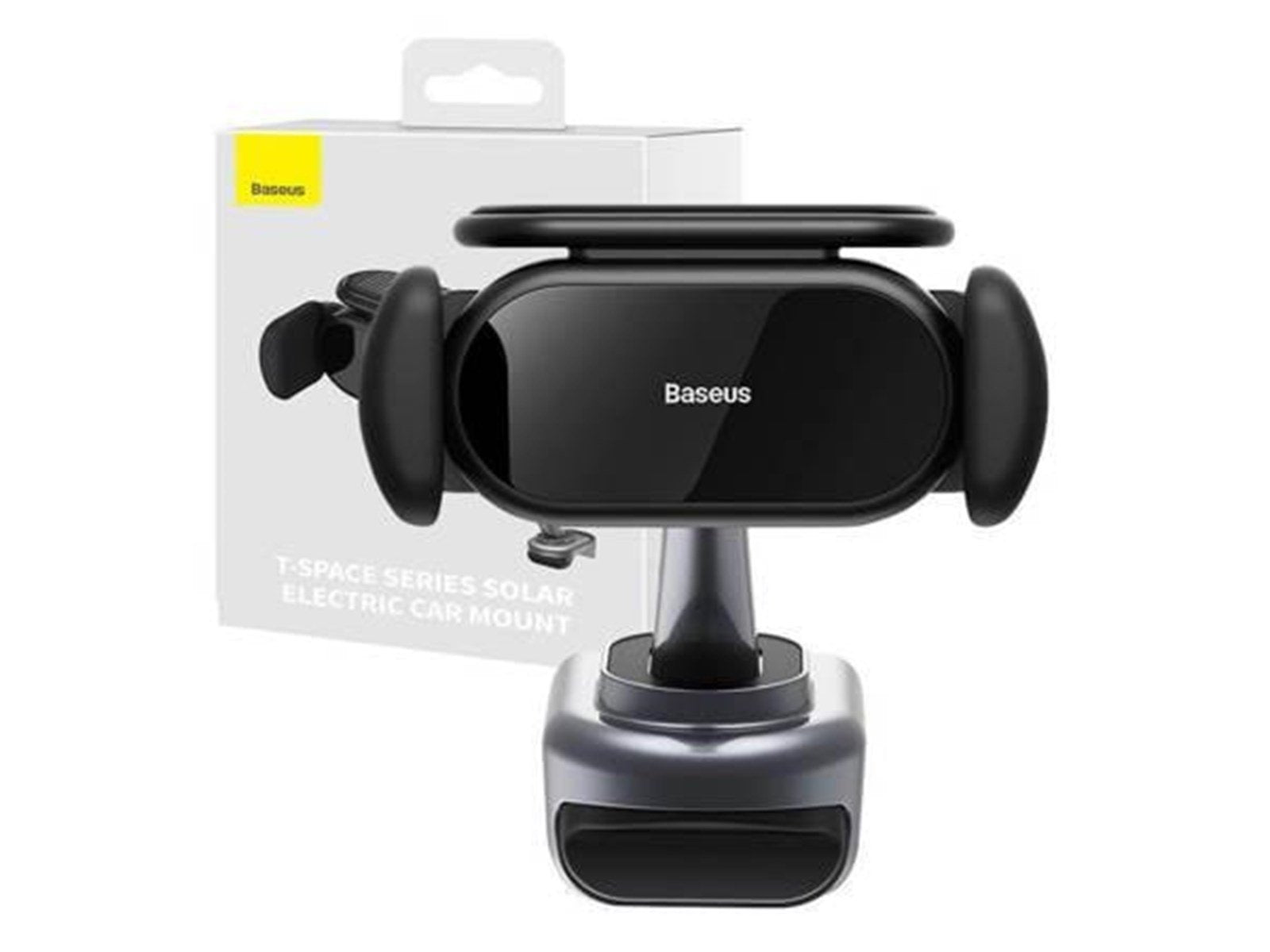 Baseus Solar electric car mount  T-Space (black)
