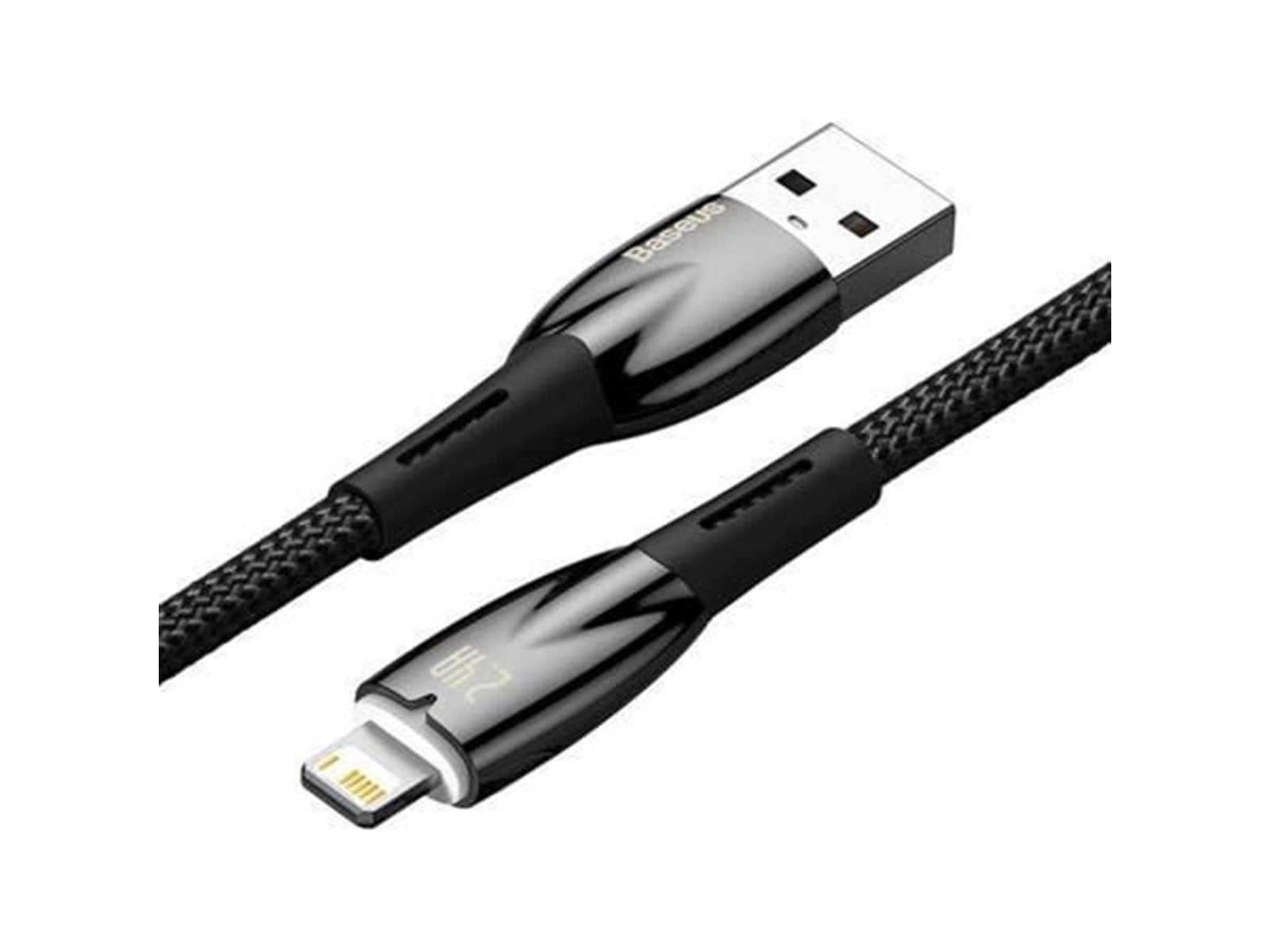 Baseus USB cable for Lightning  Glimmer Series 2.4A 1m (Black)