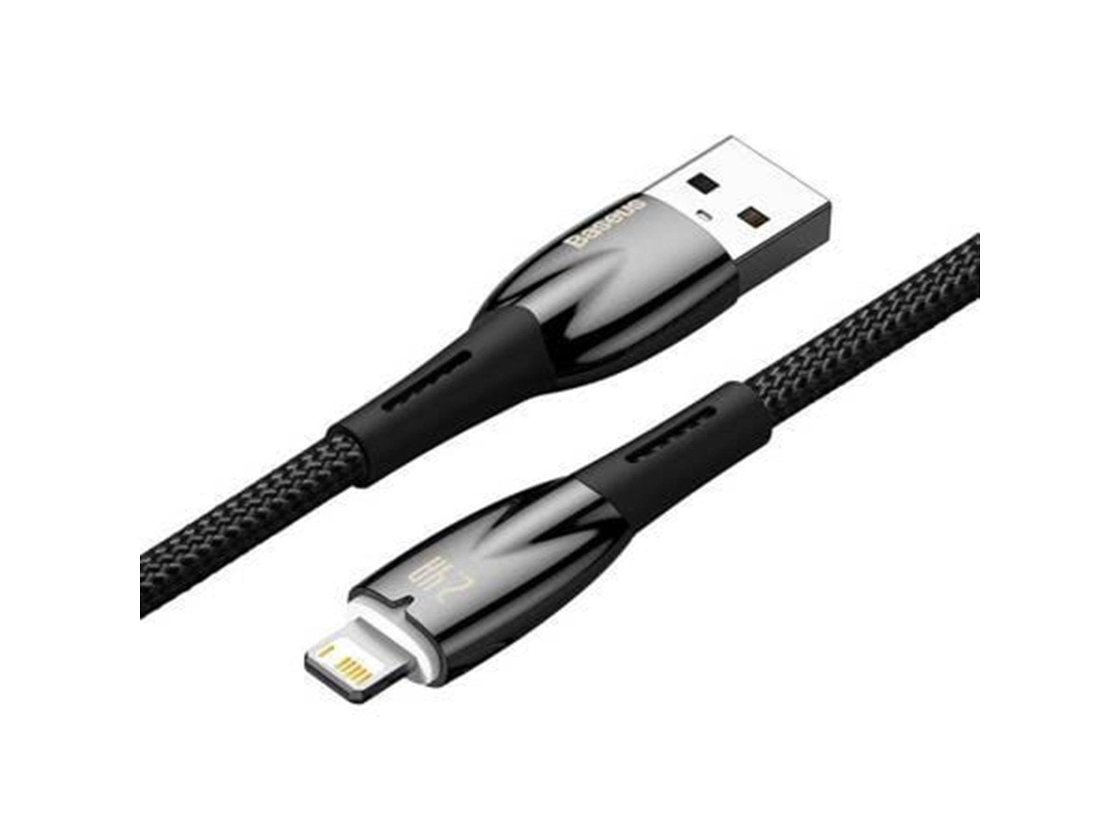 Baseus USB cable for Lightning Glimmer Series 2.4A 2m (Black)