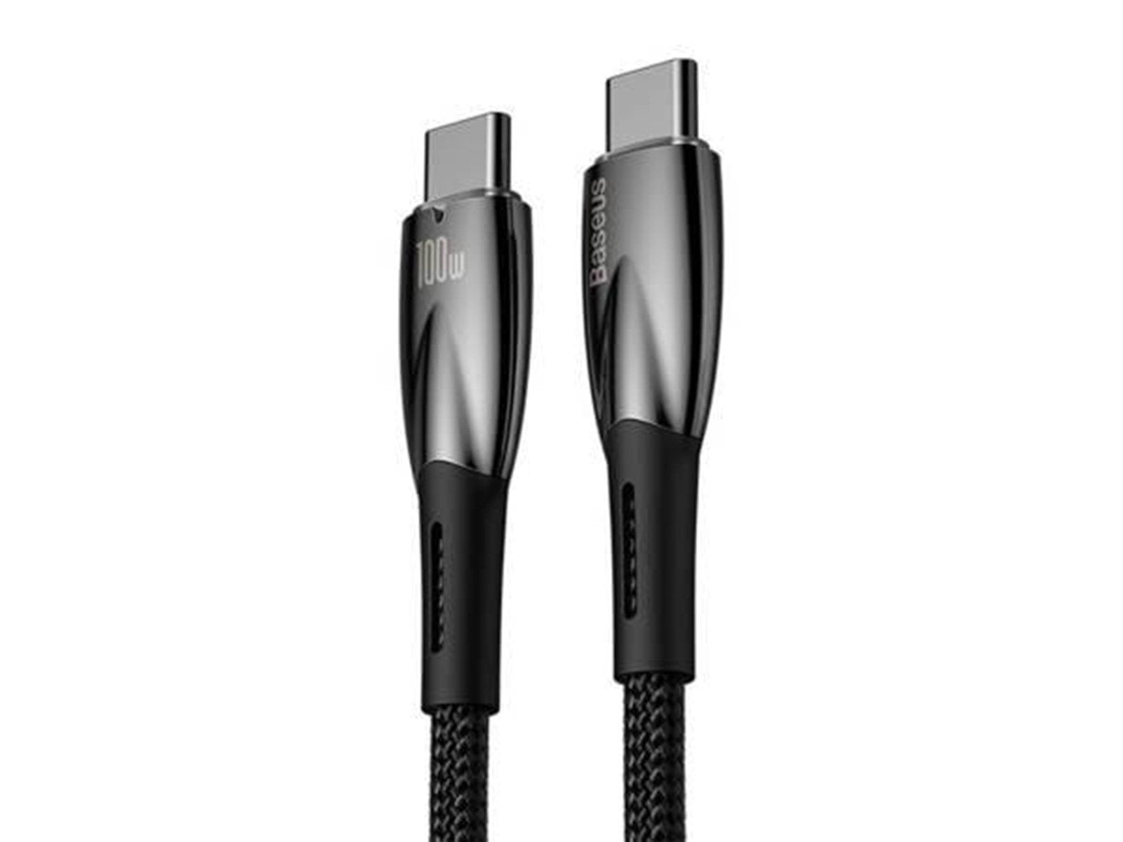 Baseus USB-C cable for USB-C  Glimmer Series 100W 2m (Black)