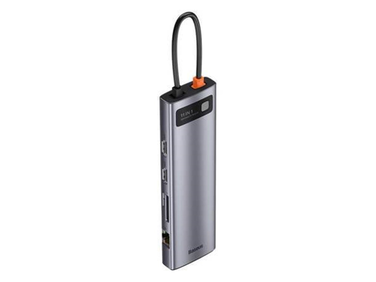 Baseus Hub 11in1 Metal Gleam Series USB-C to 3x USB 3.0 + 2x HDMI + USB-C PD + Ethernet RJ45 + microSD/SD + VGA + AUX USB-Hubs -
