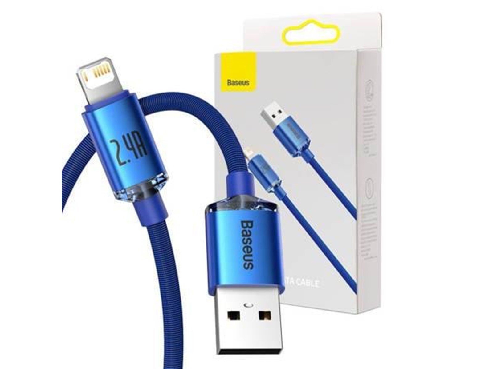 Baseus Crystal Shine cable USB to Lightning 2.4A 2m (blue)