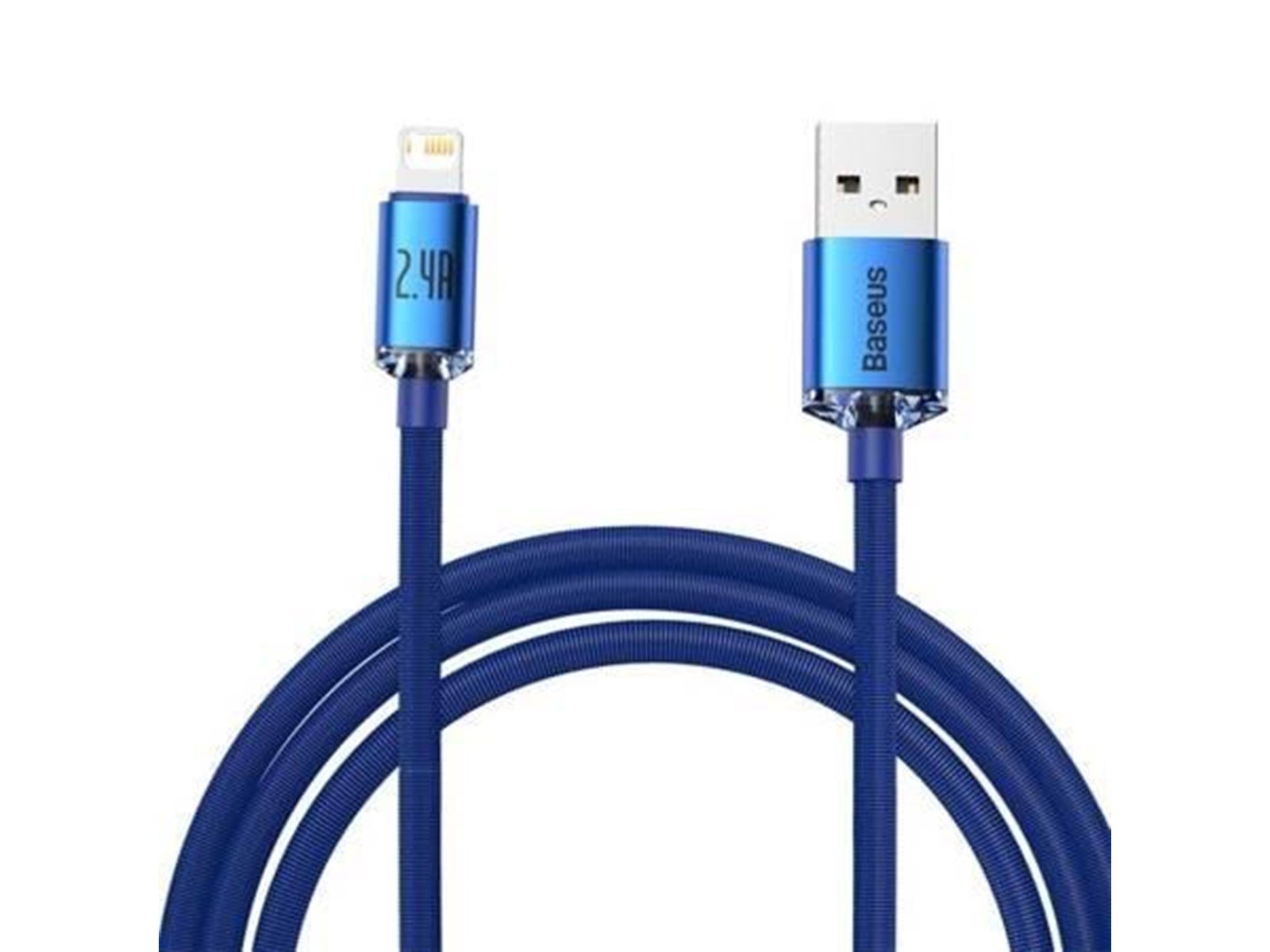 Baseus Crystal Shine cable USB to Lightning 2.4A 2m (blue)