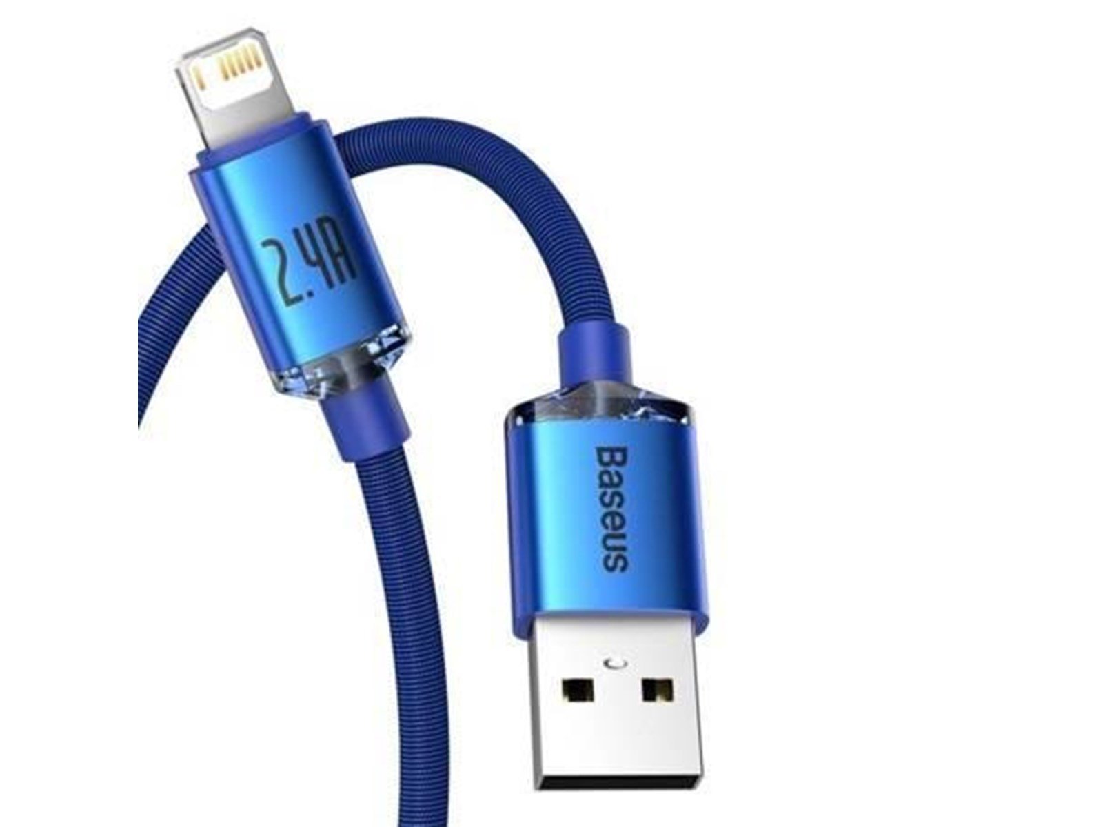 Baseus Crystal Shine cable USB to Lightning 2.4A 2m (blue)