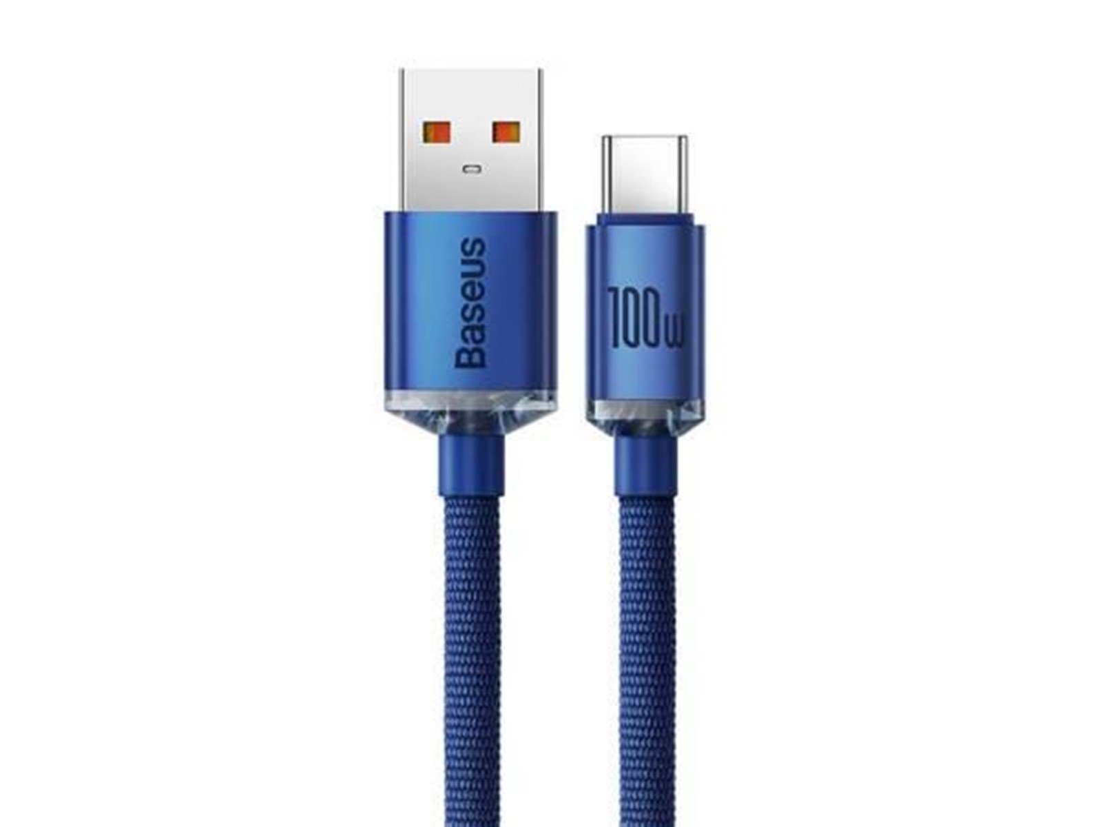 Baseus Crystal Shine cable USB to USB-C 5A100W1.2m (blue)