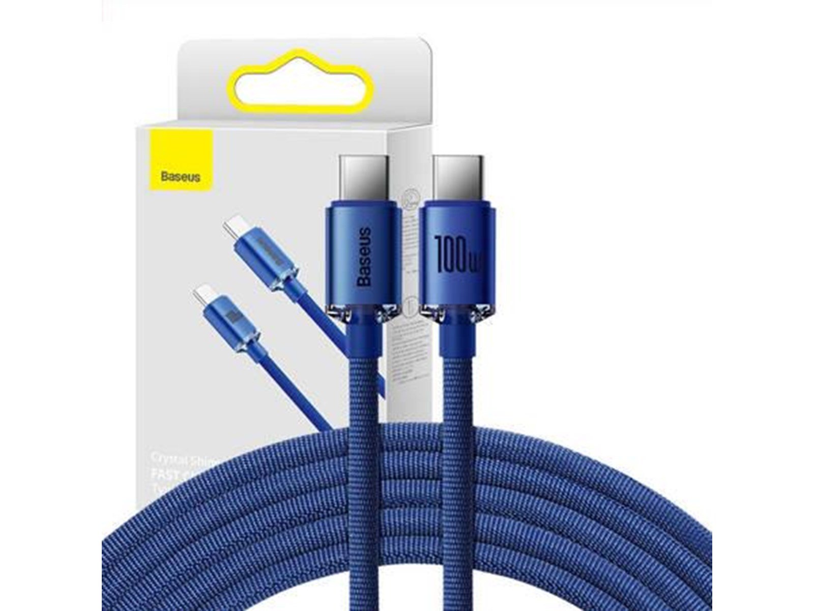 Baseus Crystal Shine cable USB-C to USB-C 100W 2m (blue)
