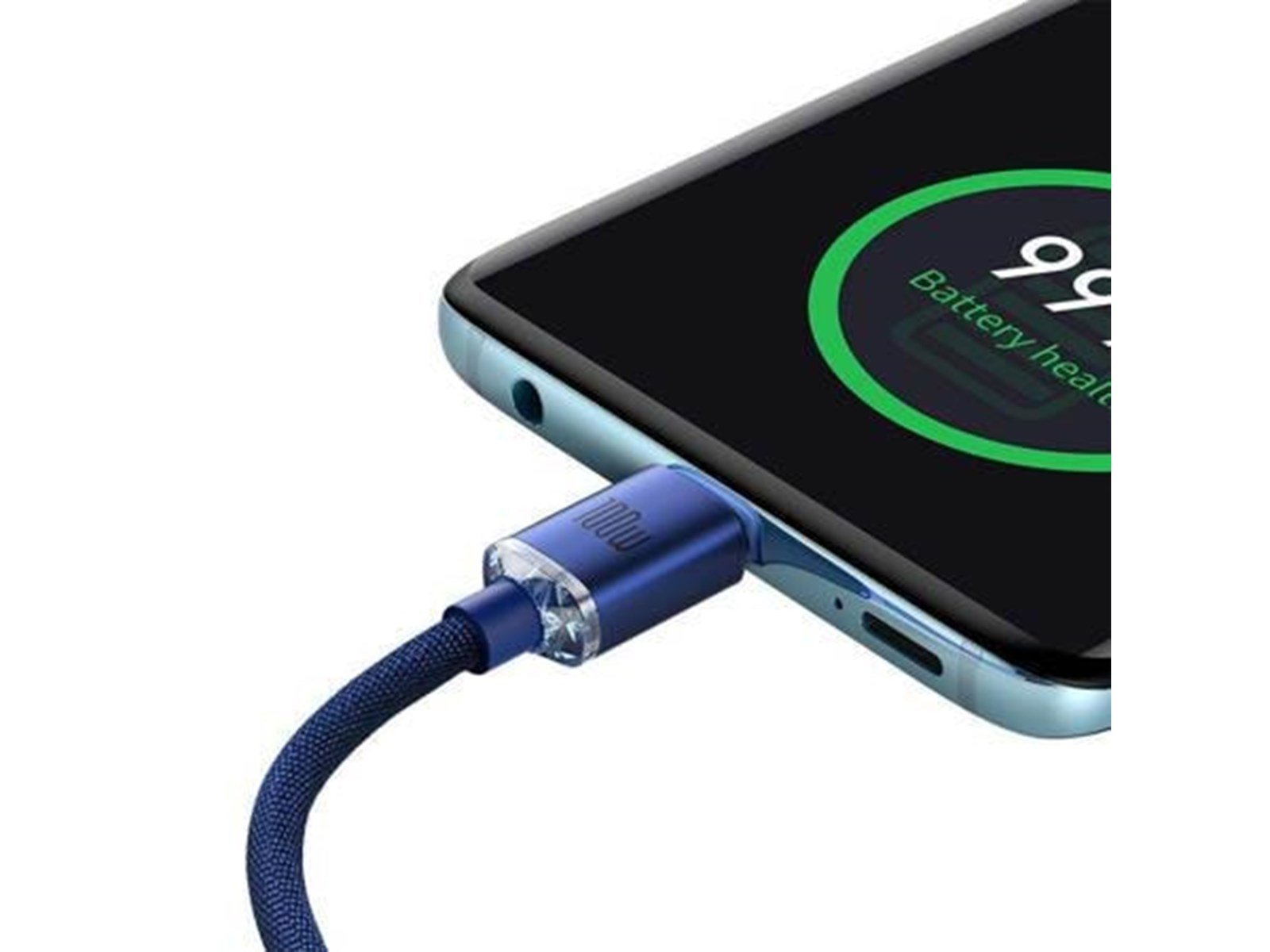 Baseus Crystal Shine cable USB-C to USB-C 100W 2m (blue)
