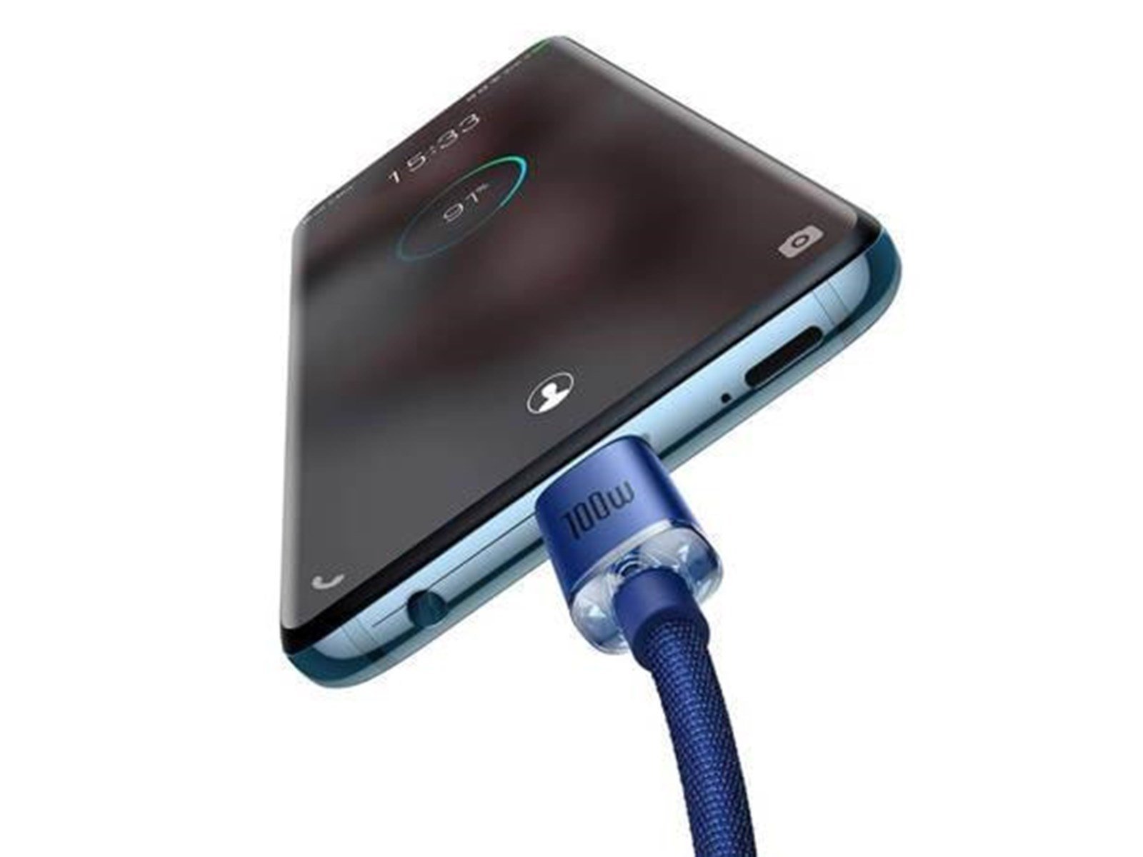 Baseus Crystal Shine cable USB-C to USB-C 100W 2m (blue)