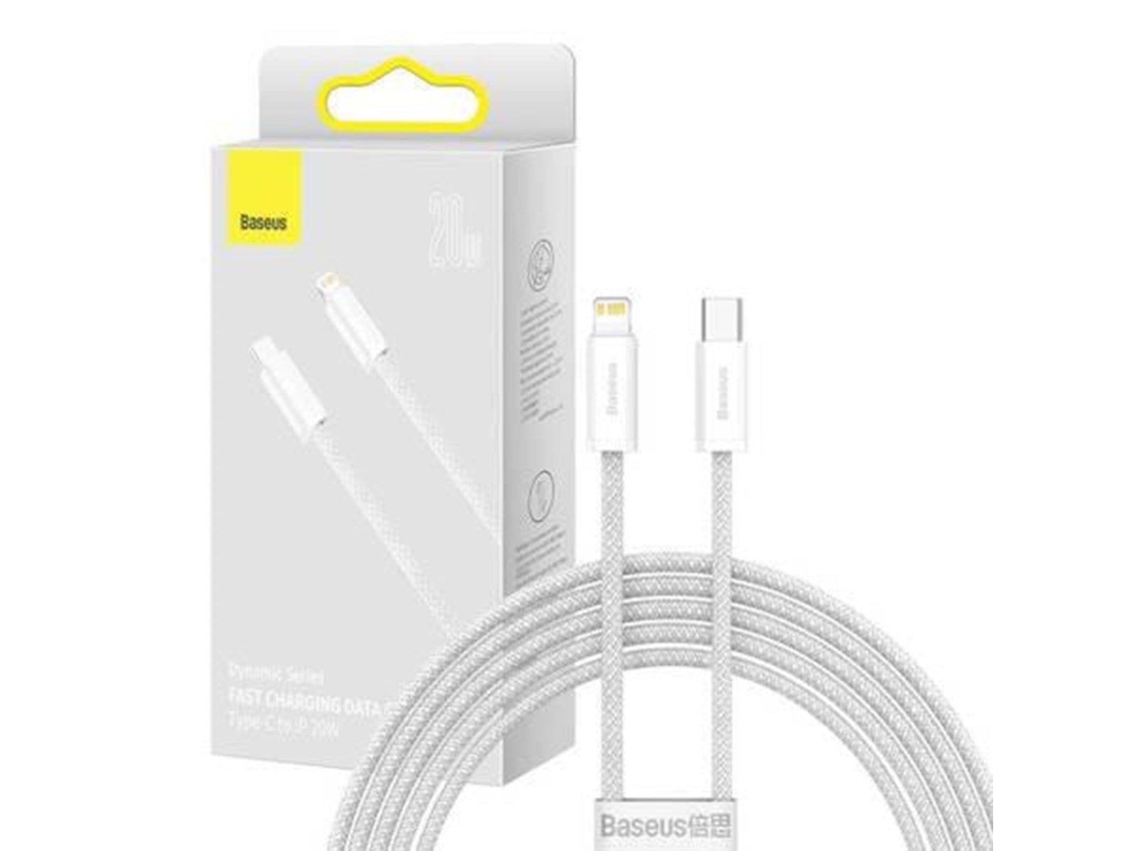 Baseus USB-C cable for Lightning  Dynamic Series 20W 2m (white)