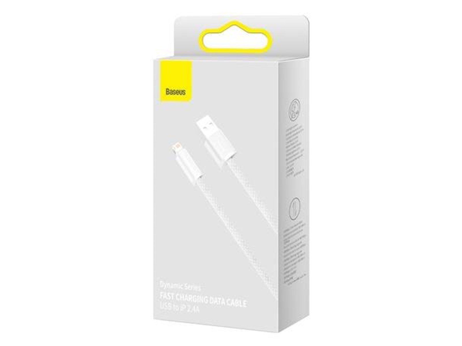 Baseus Dynamic cable USB to Lightning 2.4A 2m (White)