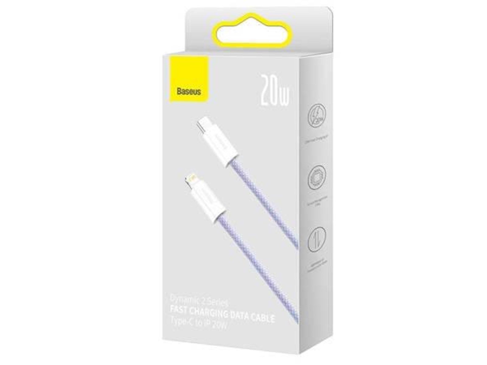 Baseus USB-C cable for Lightning  Dynamic 2 Series 20W 1m (purple).