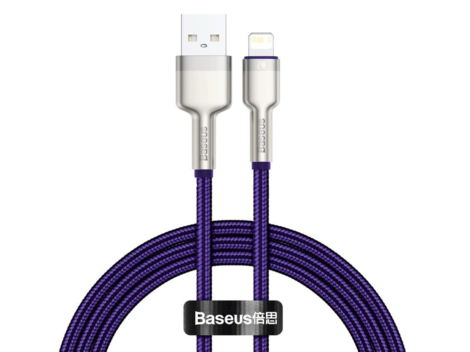 Baseus USB cable for Lightning  Cafule 2.4A 1m (purple)