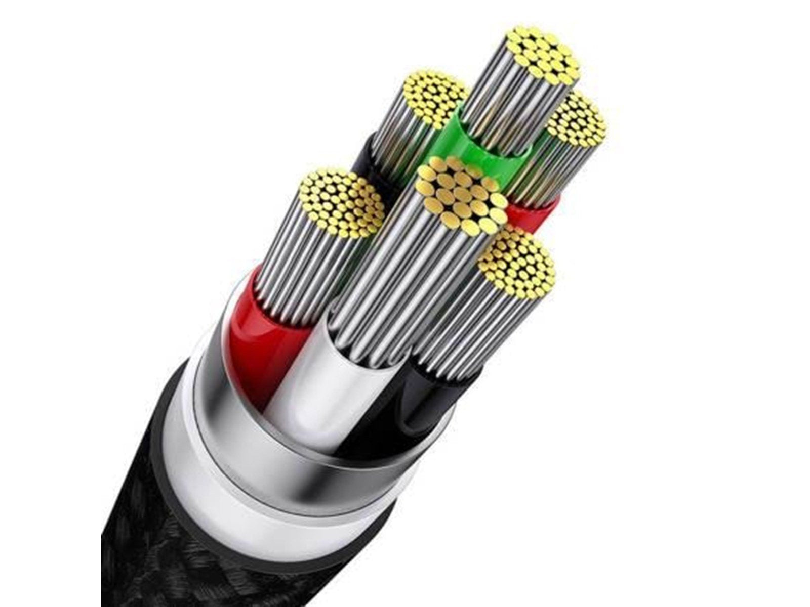 Baseus 3in1 USB cable  Flash Series USB-C + micro USB + Lightning 100W 1.2m (black)