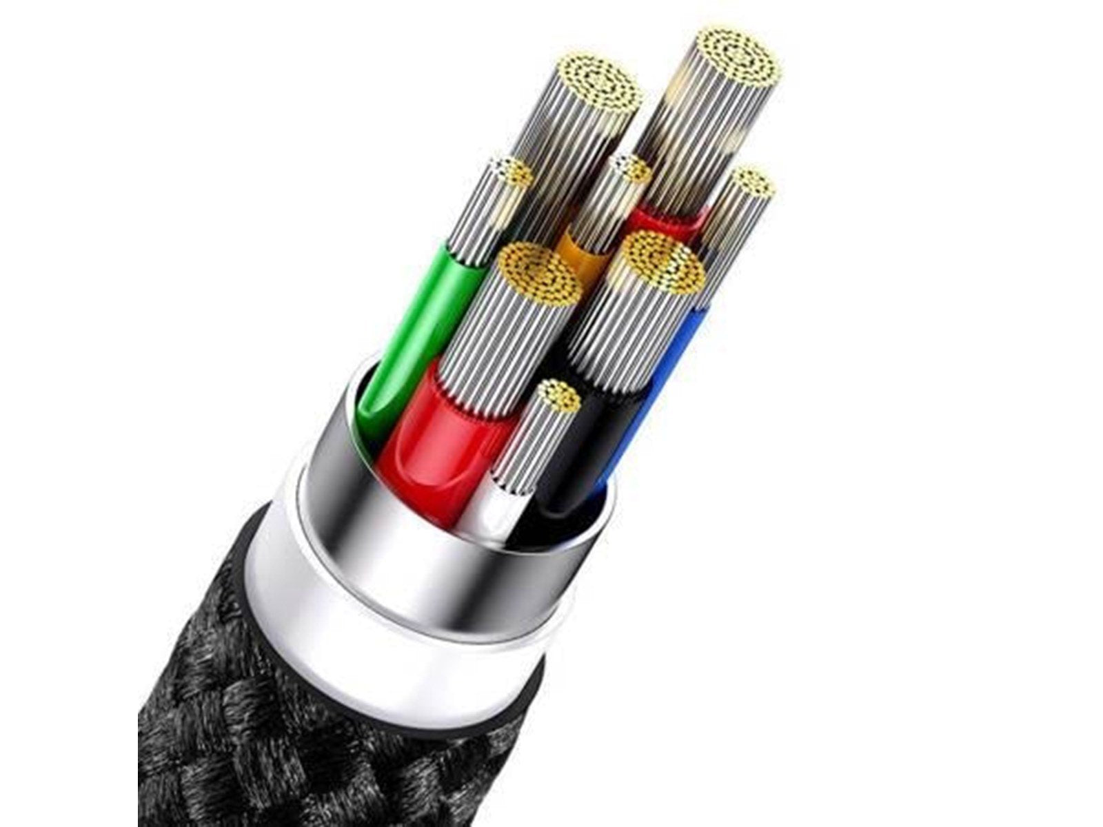 Baseus 3in1 USB cable  Flash Series 2 USB-C + micro USB + Lightning 100W 1.5m (black)