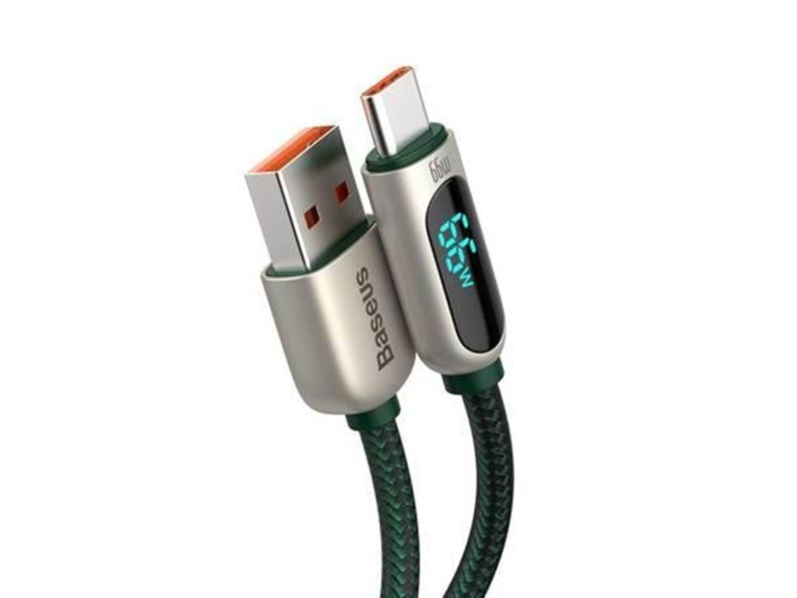 Baseus Display Cable USB to Type-C 66W 1m (green)