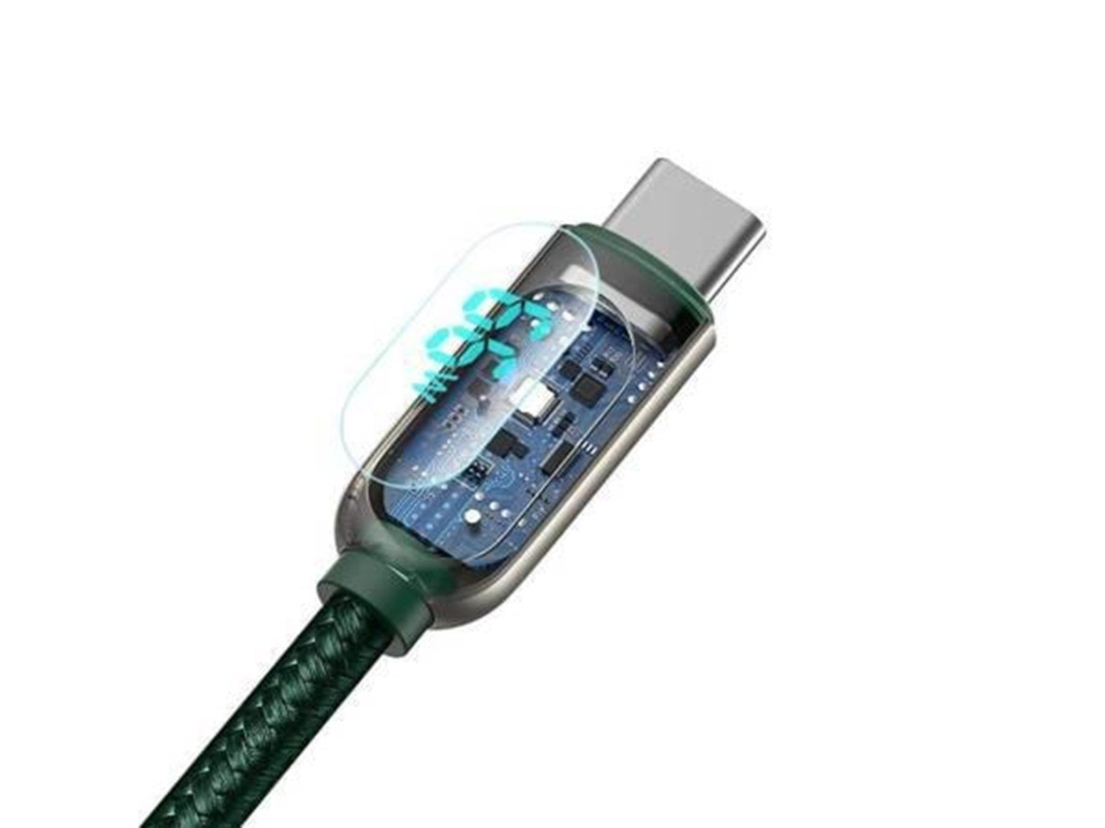 Baseus Display Cable USB to Type-C 66W 1m (green)