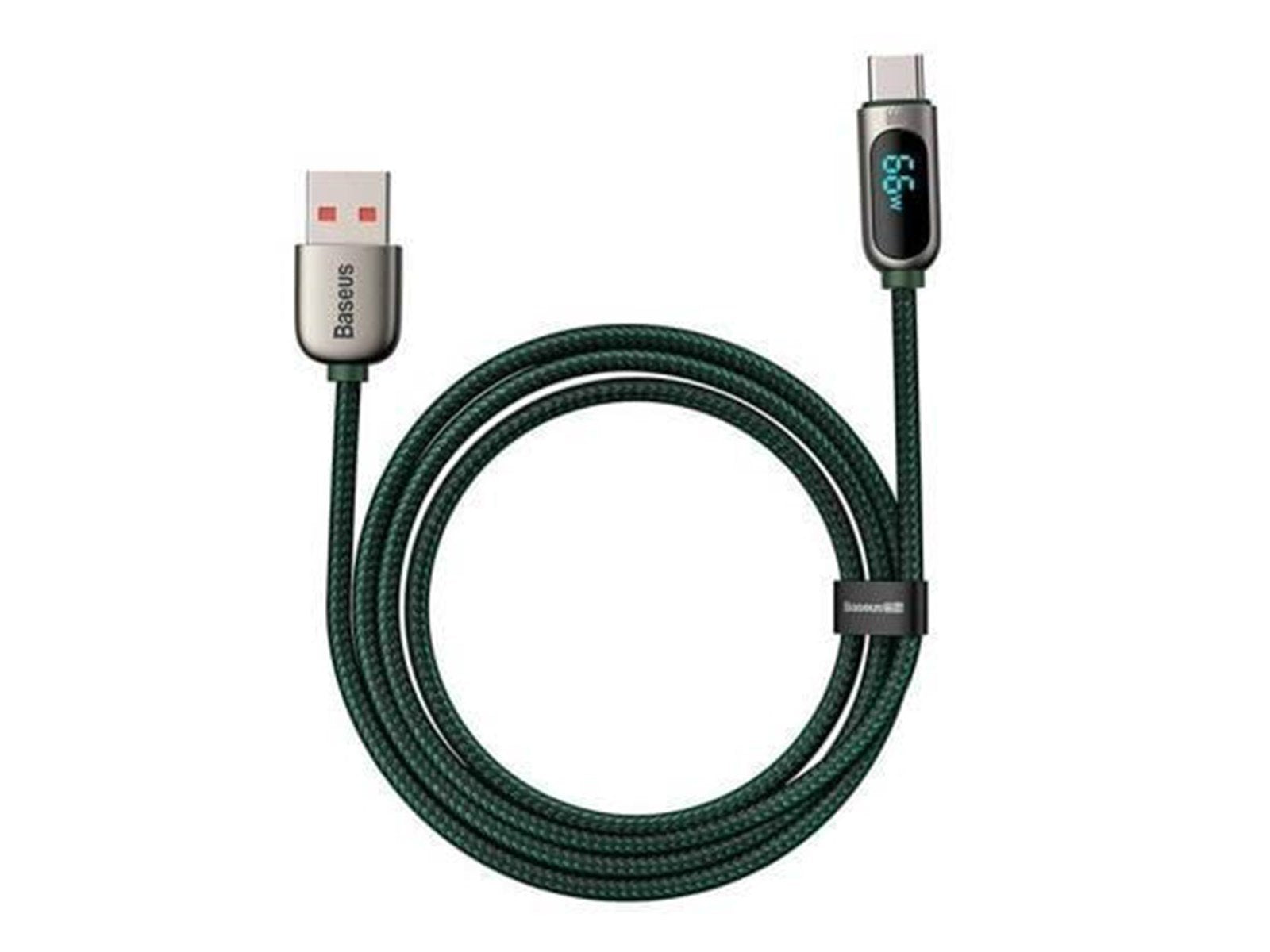 Baseus Display Cable USB to Type-C 66W 1m (green)